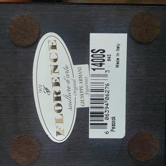 Giuseppe Armani Peacock Figurine - Picture 8 of 9